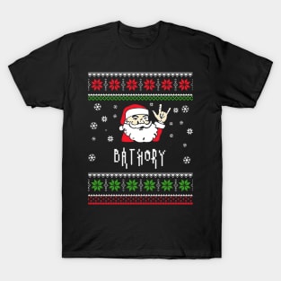 bathory santa metal T-Shirt